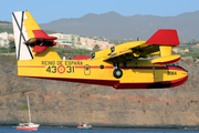 Spanish Air Force (Ejército del Aire) Canadair CL-415 (UD.14-01) at  Puerto Tazacorte, Spain