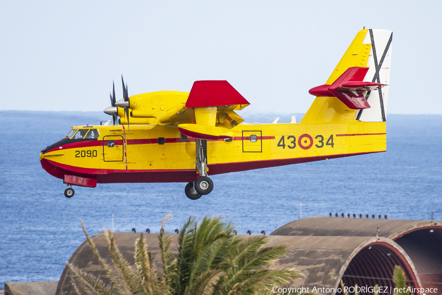 Spanish Air Force (Ejército del Aire) Canadair CL-415 (UD.14-04) | Photo 156067