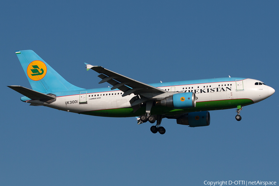 Uzbekistan Airways Airbus A310-324 (UK-31001) | Photo 210617