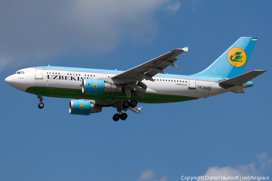 Uzbekistan Airways Airbus A310-324 (UK-31002) | Photo 550109