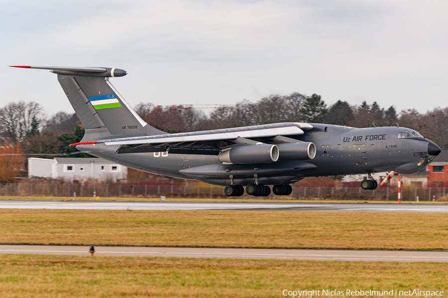 Uzbekistan Air Force Ilyushin Il-76MD (UK-76008) | Photo 426262