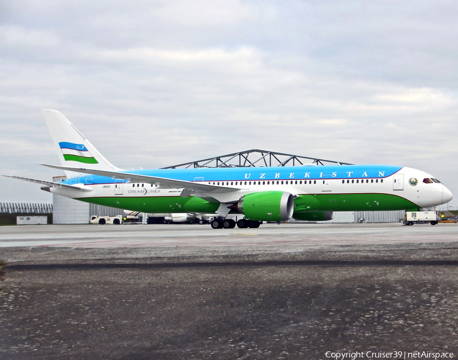 Uzbekistani Government Boeing 787-8(BBJ) (UK001) | Photo 321601