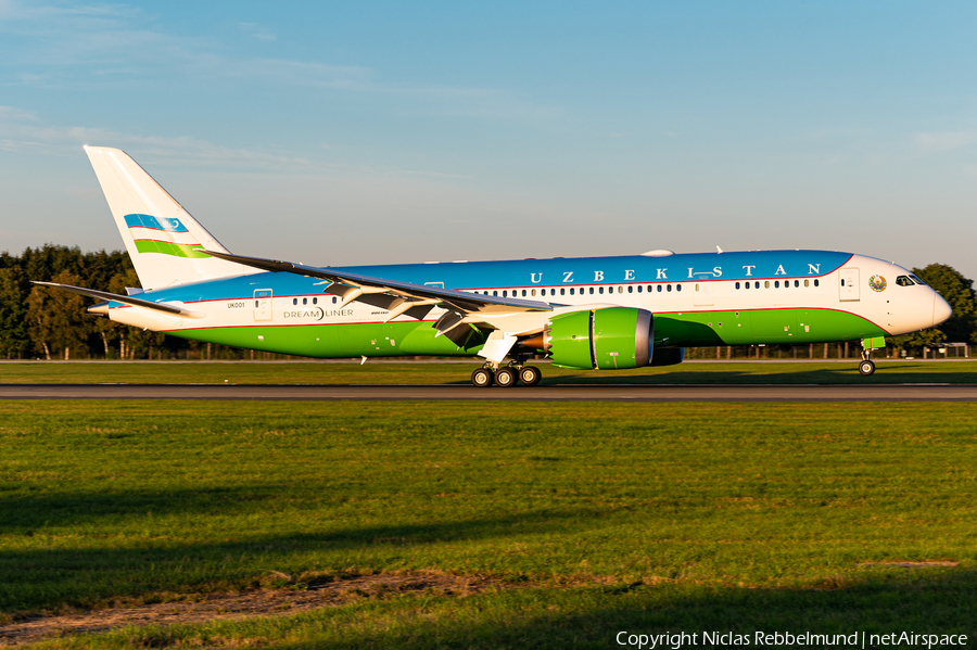 Uzbekistani Government Boeing 787-8(BBJ) (UK001) | Photo 403277