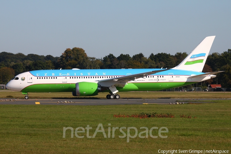 Uzbekistani Government Boeing 787-8(BBJ) (UK001) | Photo 403279