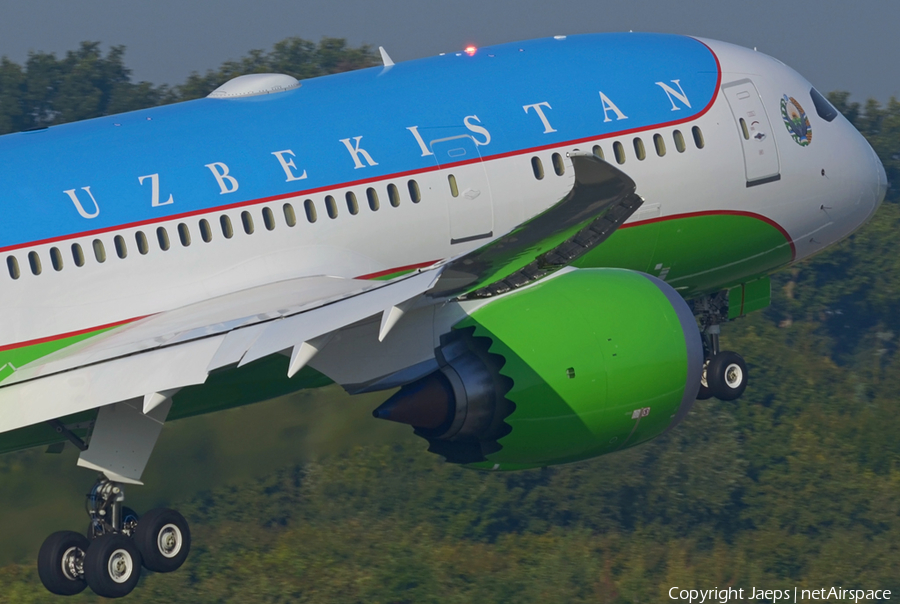 Uzbekistani Government Boeing 787-8(BBJ) Dreamliner (UK001) | Photo 403502