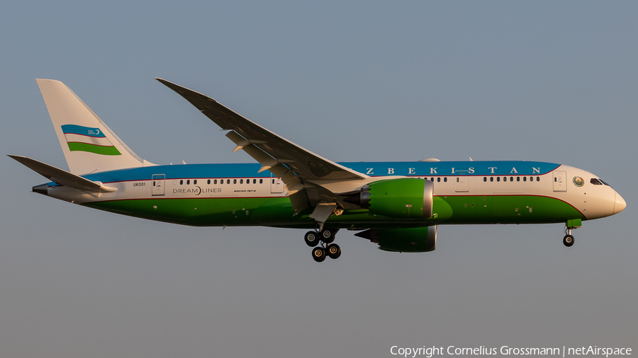 Uzbekistani Government Boeing 787-8(BBJ) (UK001) | Photo 403512