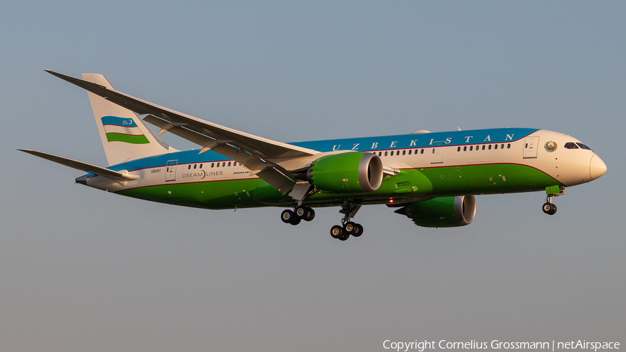 Uzbekistani Government Boeing 787-8(BBJ) (UK001) | Photo 403513