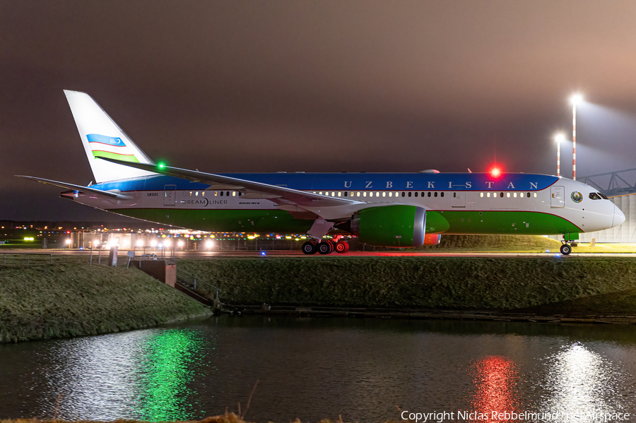 Uzbekistani Government Boeing 787-8(BBJ) (UK001) | Photo 413246