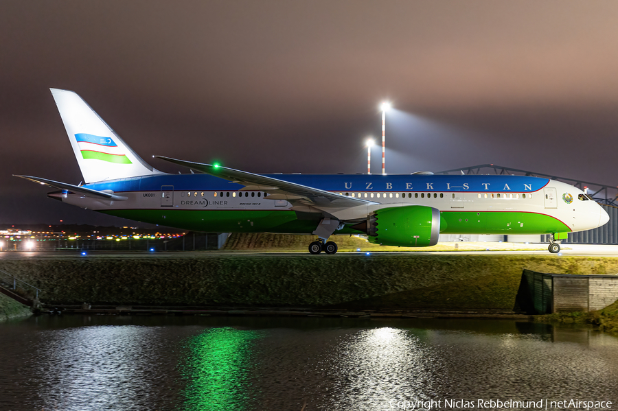Uzbekistani Government Boeing 787-8(BBJ) (UK001) | Photo 413248