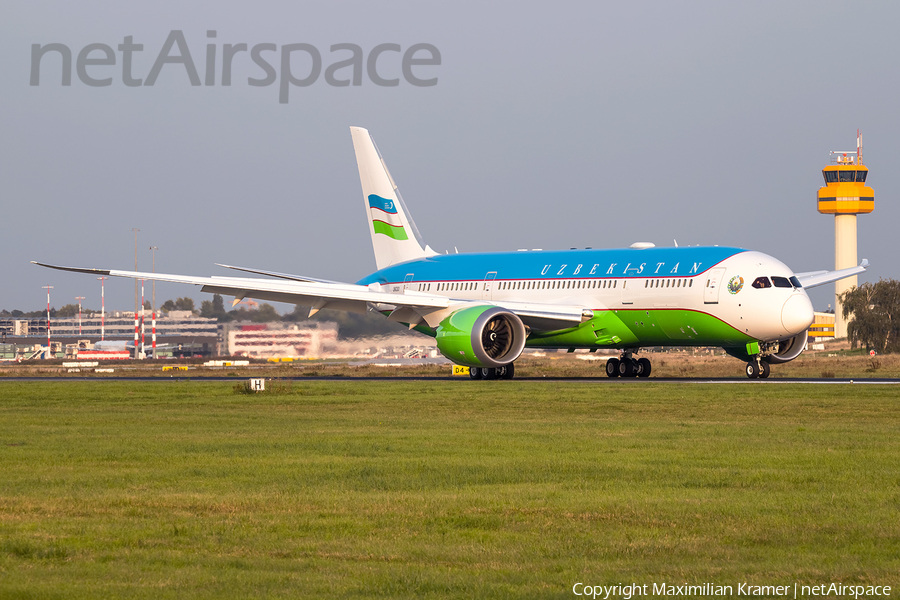 Uzbekistani Government Boeing 787-8(BBJ) (UK001) | Photo 477055