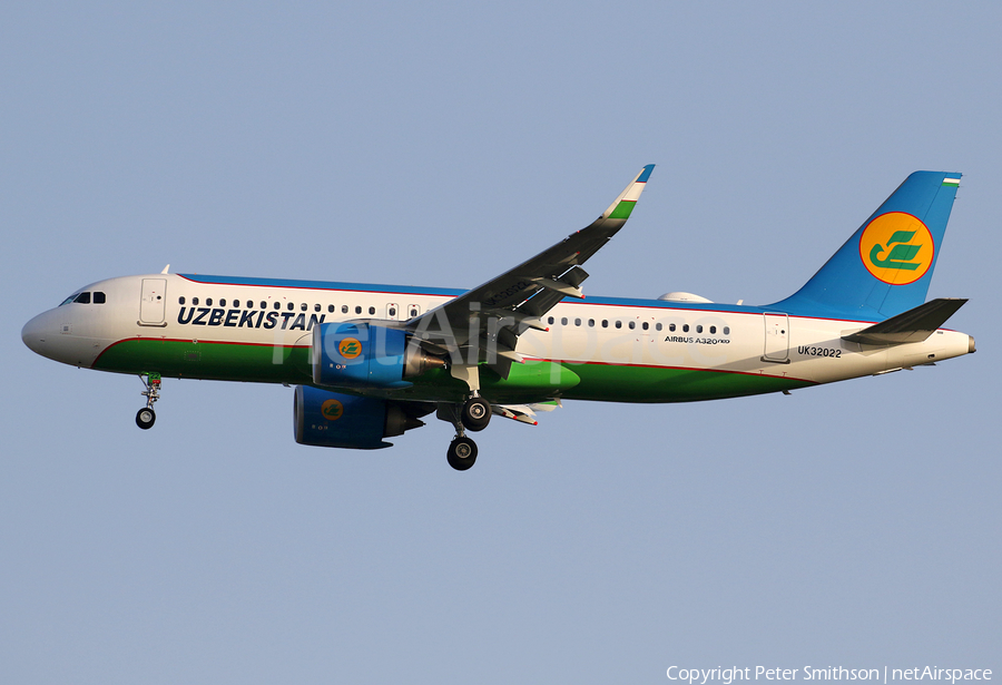 Uzbekistan Airways Airbus A320-251N (UK32022) | Photo 333296