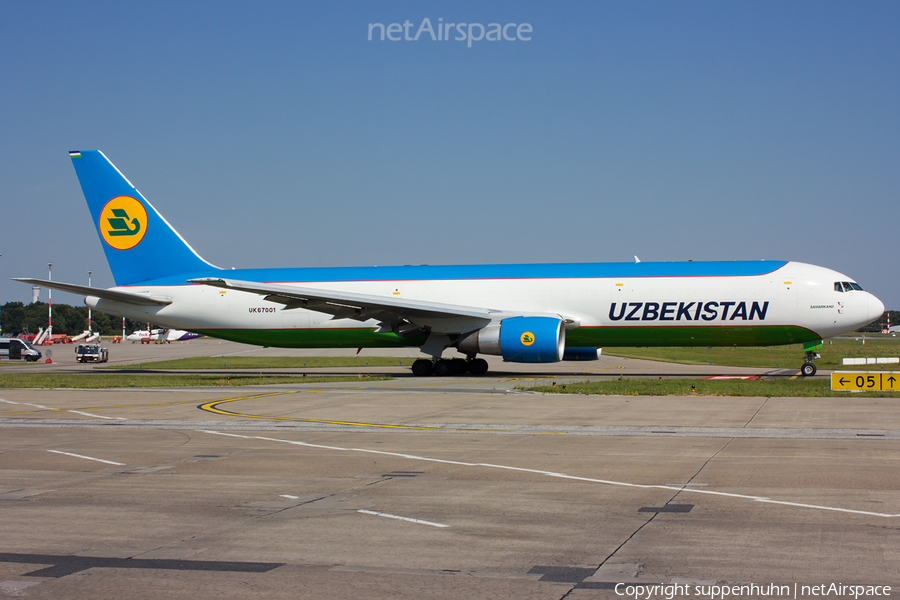 Uzbekistan Airways Boeing 767-33PF(ER) (UK67001) | Photo 82614