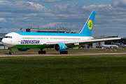 Uzbekistan Airways Boeing 767-33P(ER) (UK67004) at  Hannover - Langenhagen, Germany