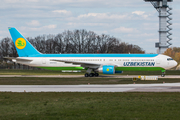 Uzbekistan Airways Boeing 767-33P(ER) (UK67004) at  Hannover - Langenhagen, Germany