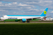 Uzbekistan Airways Boeing 767-33P(ER) (UK67004) at  Hannover - Langenhagen, Germany