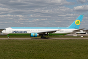 Uzbekistan Airways Boeing 767-33P(ER) (UK67004) at  Hannover - Langenhagen, Germany