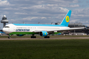 Uzbekistan Airways Boeing 767-33P(ER) (UK67004) at  Hannover - Langenhagen, Germany