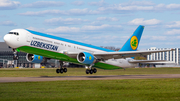 Uzbekistan Airways Boeing 767-33P(ER) (UK67004) at  Hannover - Langenhagen, Germany