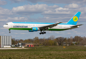 Uzbekistan Airways Boeing 767-33P(ER) (UK67004) at  Hannover - Langenhagen, Germany