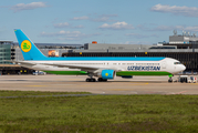 Uzbekistan Airways Boeing 767-33P(ER) (UK67004) at  Hannover - Langenhagen, Germany