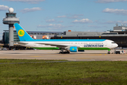 Uzbekistan Airways Boeing 767-33P(ER) (UK67004) at  Hannover - Langenhagen, Germany