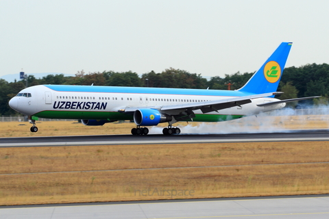 Uzbekistan Airways Boeing 767-33P(ER) (UK67005) at  Frankfurt am Main, Germany