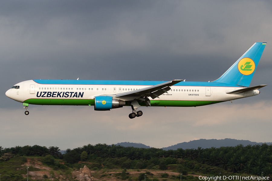 Uzbekistan Airways Boeing 767-33P(ER) (UK67005) | Photo 283360