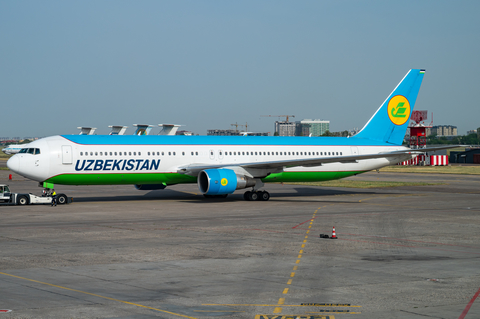 Uzbekistan Airways Boeing 767-33P(ER) (UK67005) at  Tashkent - International, Uzbekistan