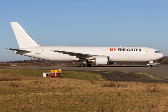 My Freighter Boeing 767-3Q8(ER)(BCF) (UK67009) at  Liege - Bierset, Belgium