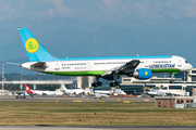 Uzbekistan Airways Boeing 757-231 (UK75703) at  Milan - Malpensa, Italy