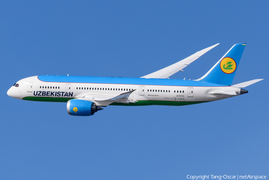 Uzbekistan Airways Boeing 787-8 Dreamliner (UK78703) | Photo 425787