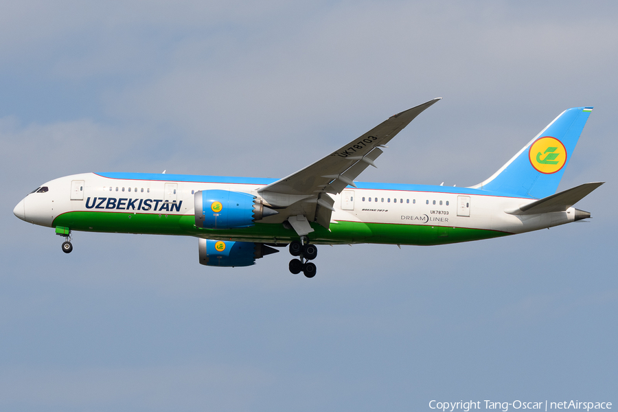 Uzbekistan Airways Boeing 787-8 Dreamliner (UK78703) | Photo 533441