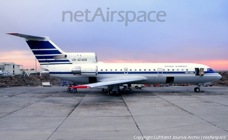 Sudan Airways Yakovlev Yak-42D (UN-42428) | Photo 409532