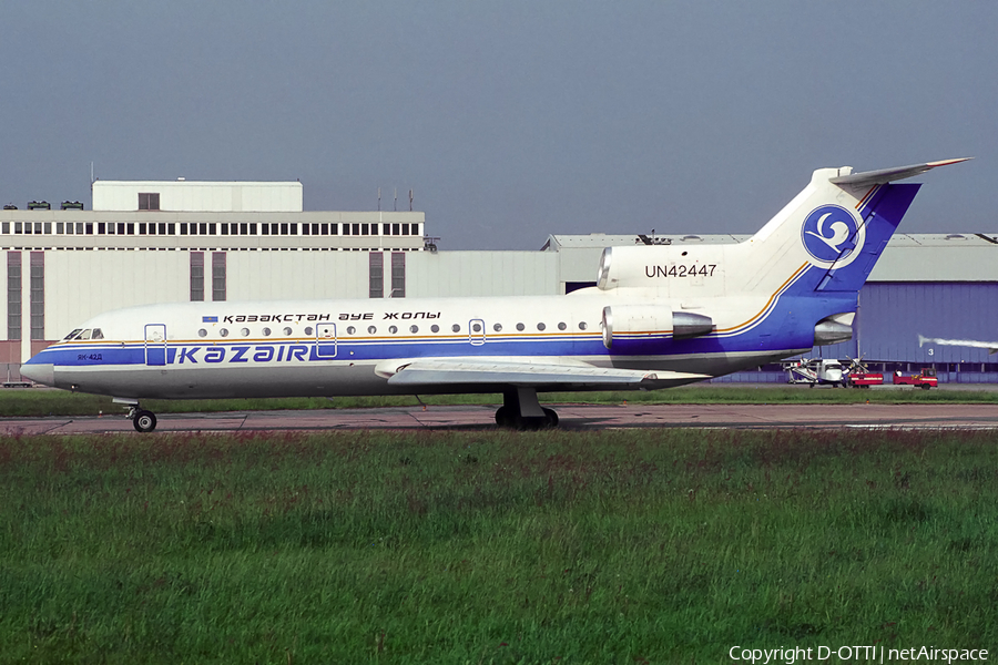 Kazakhstan Airlines Yakovlev Yak-42D (UN-42447) | Photo 147017