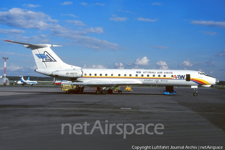 Atyrau Airways Tupolev Tu-134A-3 (UN-65070) | Photo 402017