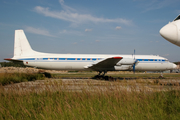 Tretyakovo Air Transport Ilyushin Il-18GrM (UN-75111) at  Moscow - Domodedovo, Russia