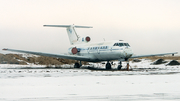 Semeyavia Yakovlev Yak-40 (UN-87420) at  Semey, Kazakhstan