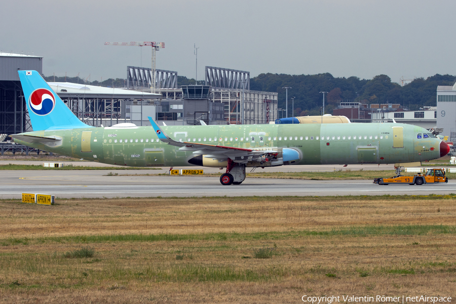 Korean Air Airbus A321-272NX (UNBMARKED) | Photo 523842