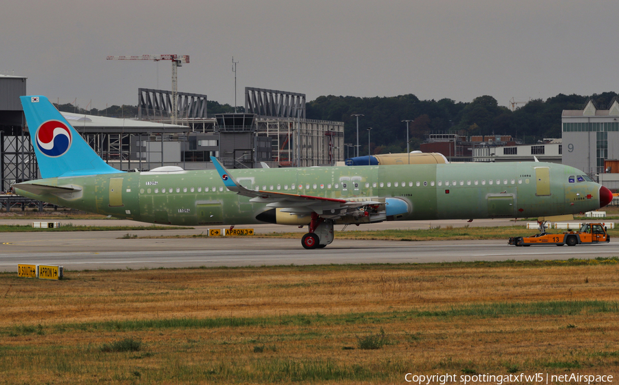 Korean Air Airbus A321-272NX (UNMARKED) | Photo 523855