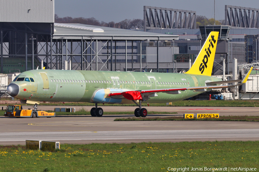 Spirit Airlines Airbus A321-271NX (UNMARKED) | Photo 565566