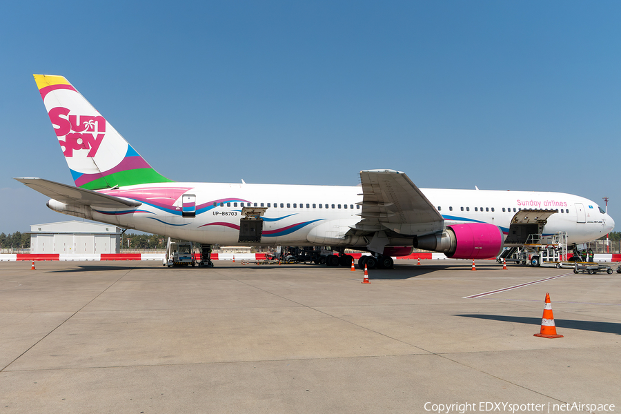 Sunday Airlines Boeing 767-332(ER) (UP-B6703) | Photo 588997