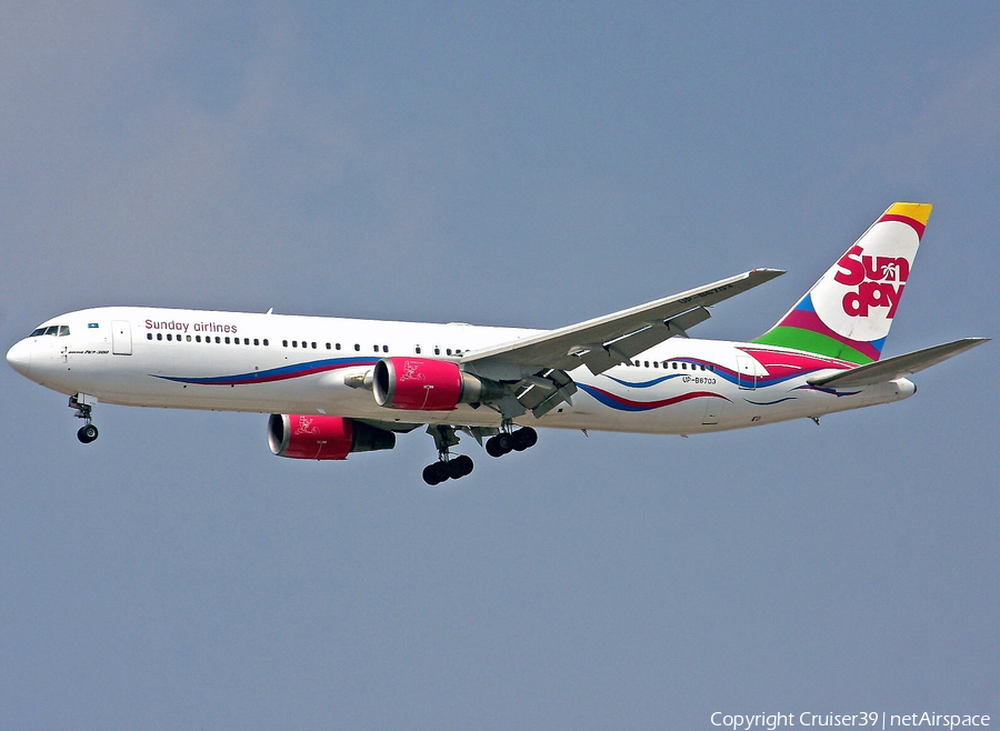 Sunday Airlines Boeing 767-332(ER) (UP-B6703) | Photo 89266
