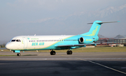 Bek Air Fokker 100 (UP-F1005) at  Almaty - International, Kazakhstan