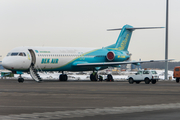 Bek Air Fokker 100 (UP-F1009) at  Almaty - International, Kazakhstan