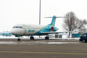 Bek Air Fokker 100 (UP-F1011) at  Almaty - International, Kazakhstan