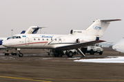 Zhetysu AirCompany Yakovlev Yak-40K (UP-Y4025) at  Almaty - International, Kazakhstan