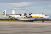 Antonov Airlines Antonov An-22A (UR-09307) at  Leipzig/Halle - Schkeuditz, Germany