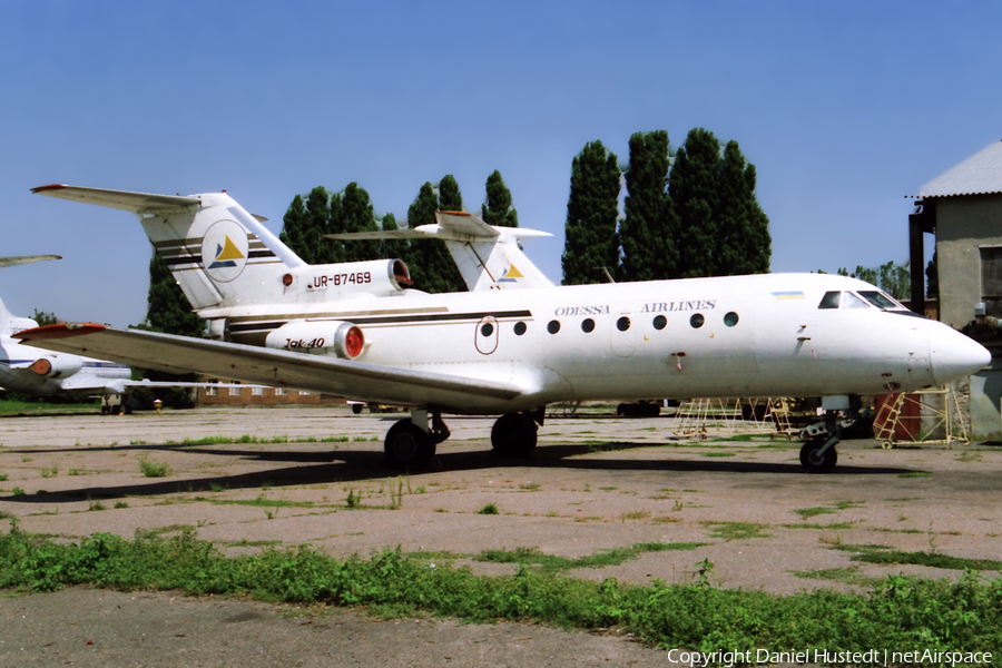 Odessa Airlines Yakovlev Yak-40 (UR-87469) | Photo 482052