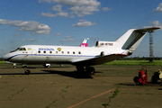 Constanta Airlines Yakovlev Yak-40 (UR-87512) at  Kiev - Igor Sikorsky International Airport (Zhulyany), Ukraine