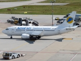 Aerosvit Airlines Boeing 737-548 (UR-AAL) at  Stuttgart, Germany